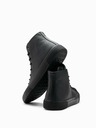 Ombre Clothing High-Top-Sneaker mit Gummispitze für Herren Ombre Clothing