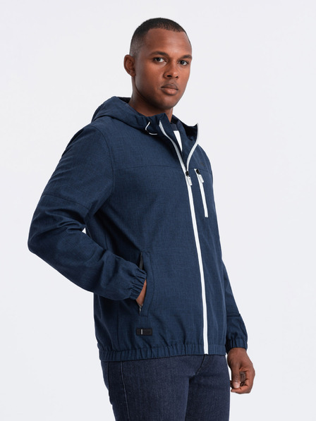 Ombre Clothing Leichte, mit Fleece gefütterte Herren-Sportjacke Ombre Clothing