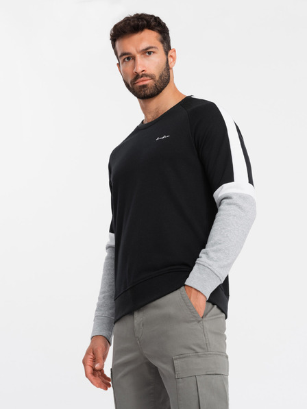 Ombre Clothing Herren Sweatshirt Ombre Clothing