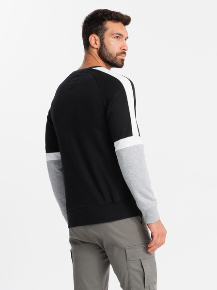Ombre Clothing Herren Sweatshirt Ombre Clothing