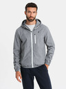 Ombre Clothing Leichte, mit Fleece gefütterte Herren-Sportjacke Ombre Clothing