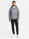 Ombre Clothing Leichte, mit Fleece gefütterte Herren-Sportjacke Ombre Clothing