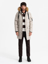 Ombre Clothing Lange Herren-Parka-Jacke mit Kapuze Ombre Clothing