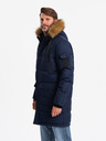 Ombre Clothing Lange Herren-Parka-Jacke mit Kapuze Ombre Clothing