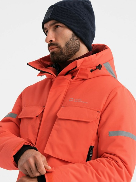 Ombre Clothing Isolierte lange Herrenjacke Ombre Kleidung