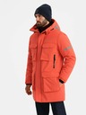 Ombre Clothing Isolierte lange Herrenjacke Ombre Kleidung