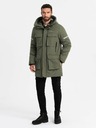 Ombre Clothing Isolierte lange Herrenjacke Ombre Kleidung