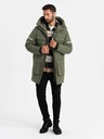 Ombre Clothing Isolierte lange Herrenjacke Ombre Kleidung