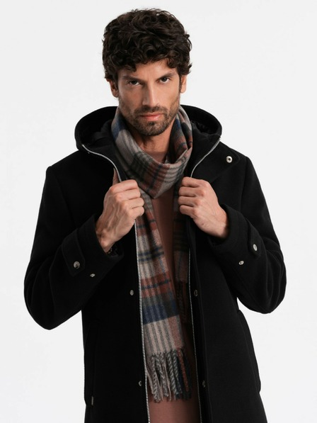 Ombre Clothing Scottish Plaid Fransenschal für Männer Ombre Kleidung
