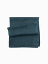 Ombre Clothing Gestrickter zweifarbig gestreifter Herrenschal dunkelblau Ombre Clothing