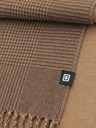 Ombre Clothing Herren Wendetuch mit Fransen braun und beige Ombre Kleidung