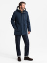 Ombre Clothing Lange Parka-Jacke für Herren Ombre Clothing