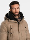 Ombre Clothing Lange Herrenjacke mit Taschen Ombre Clothing