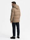 Ombre Clothing Lange Herrenjacke mit Taschen Ombre Clothing