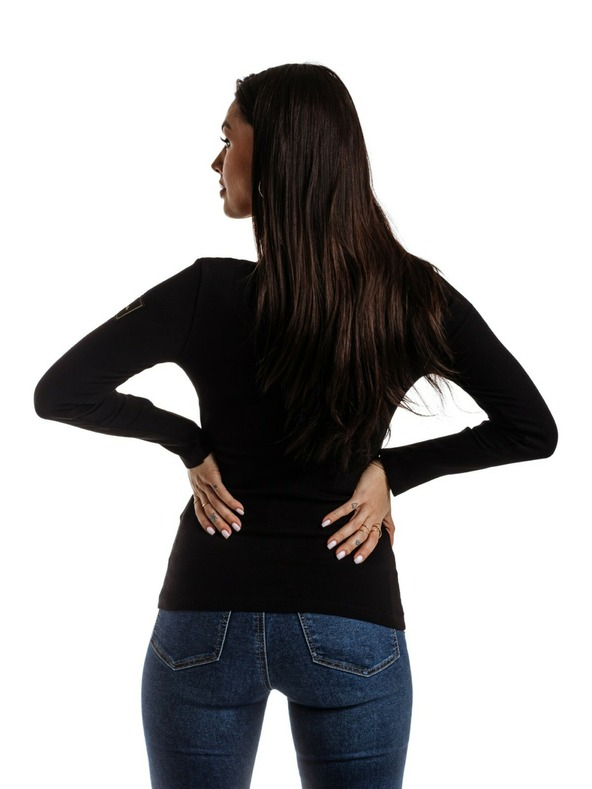 Edoti EDOTI Damen Bluse mit langen Ärmeln