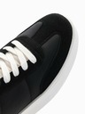 Ombre Clothing Herren Old-School-Sneaker mit dicken Sohlen Schwarz Ombre Clothing