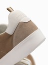 Ombre Clothing Oldschool Herren Sneaker mit dicken Sohlen hellbraun Ombre Kleidung