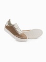 Ombre Clothing Oldschool Herren Sneaker mit dicken Sohlen hellbraun Ombre Kleidung
