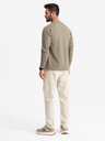 Ombre Clothing Herren Strick-Sweatpants mit Cargotaschen creme Ombre Clothing