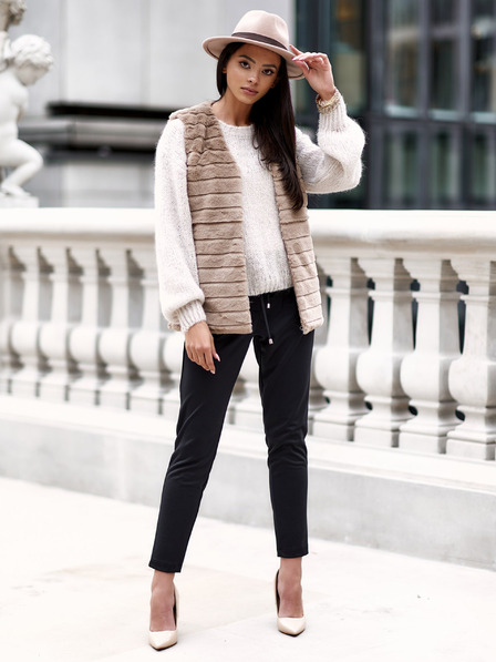 Edoti EDOTI Damenweste, beige
