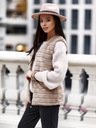 Edoti EDOTI Damenweste, beige