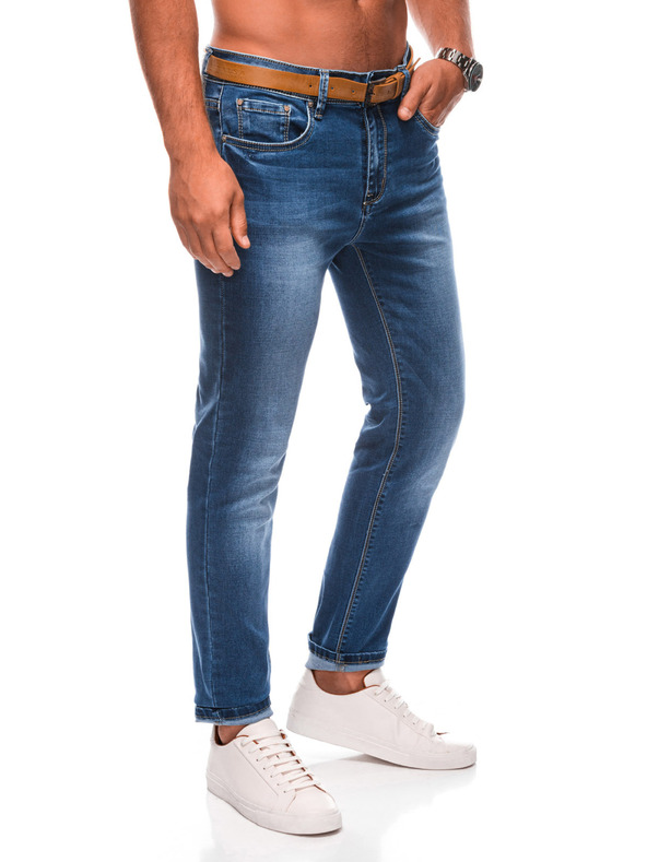 Edoti EDOTI Herren-Denim-Hose, blau