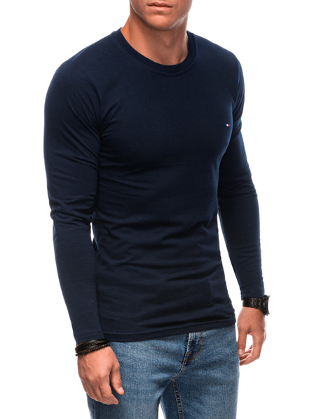 Edoti EDOTI Langarm-T-Shirt für Herren, dunkelblau