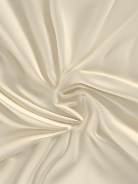 Kvalitex LUXURY COLLECTION Satin Bettlaken 220x200cm cremefarben