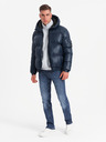 Ombre Clothing Warme Herrenjacke mit gerippten Abschlüssen Ombre Clothing
