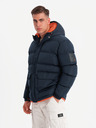 Ombre Clothing Ombre Clothing sportliche warme Herrenjacke mit doppelter Kapuze