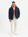 Ombre Clothing Ombre Clothing sportliche warme Herrenjacke mit doppelter Kapuze