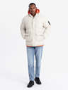 Ombre Clothing Ombre Clothing sportliche warme Herrenjacke mit doppelter Kapuze