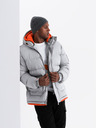 Ombre Clothing Ombre Clothing sportliche warme Herrenjacke mit doppelter Kapuze
