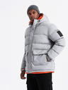 Ombre Clothing Ombre Clothing sportliche warme Herrenjacke mit doppelter Kapuze