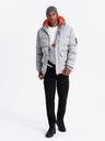 Ombre Clothing Ombre Clothing sportliche warme Herrenjacke mit doppelter Kapuze
