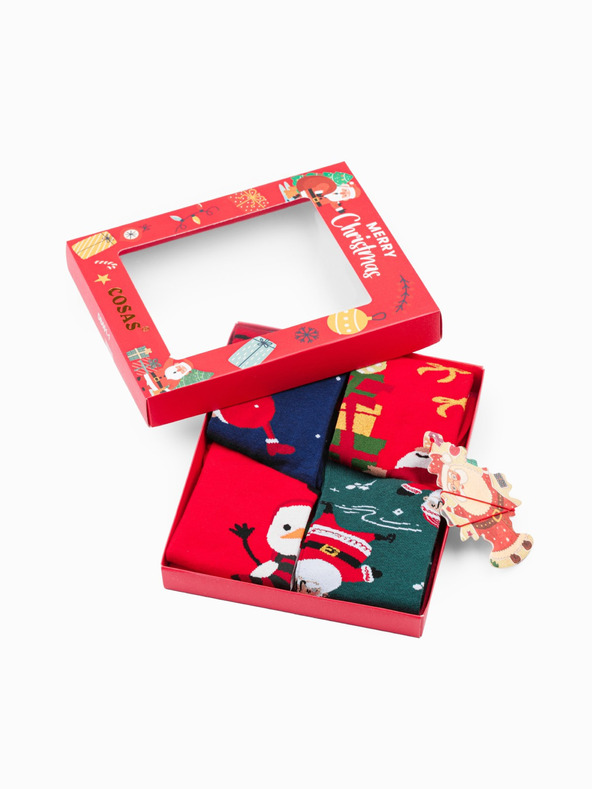 Edoti Herrensocken X-mas Box Mix 4er-Pack EDOTI