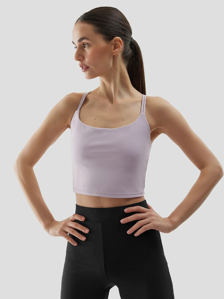 4F Recycling-Yoga-Crop-Top für Frauen 4F