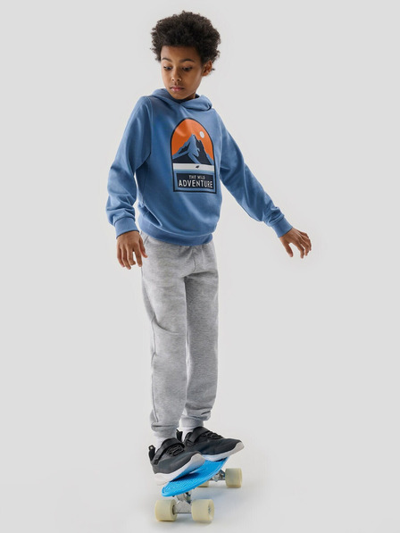 4F 4F Sweatshirt mit Kapuze für Jungen - Blau