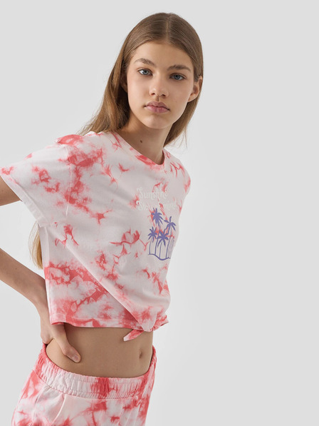 4F Bedrucktes T-Shirt für Mädchen 4F