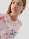4F Bedrucktes T-Shirt für Mädchen 4F
