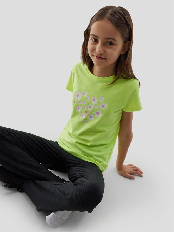 4F Mädchen-T-Shirt aus Bio-Baumwolle 4F