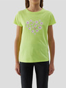 4F Mädchen-T-Shirt aus Bio-Baumwolle 4F