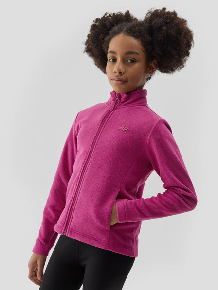 4F Mädchen-Fleece mit Stehkragen regular 4F