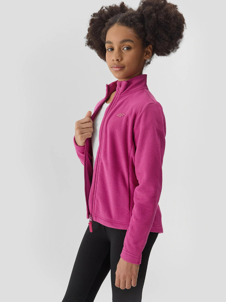 4F Mädchen-Fleece mit Stehkragen regular 4F