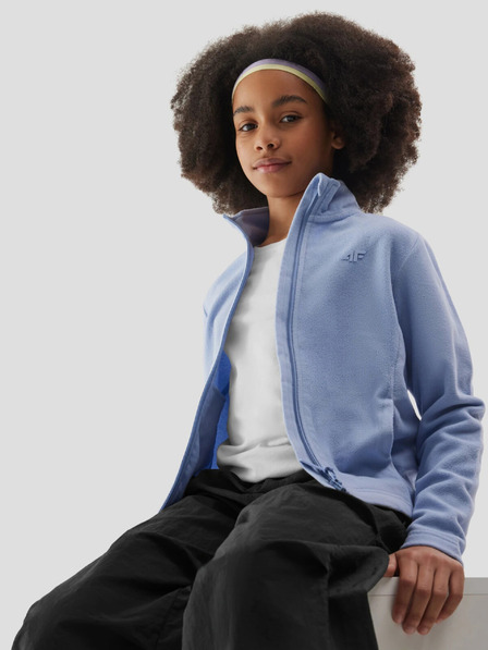 4F Mädchen-Fleece mit Stehkragen regular 4F