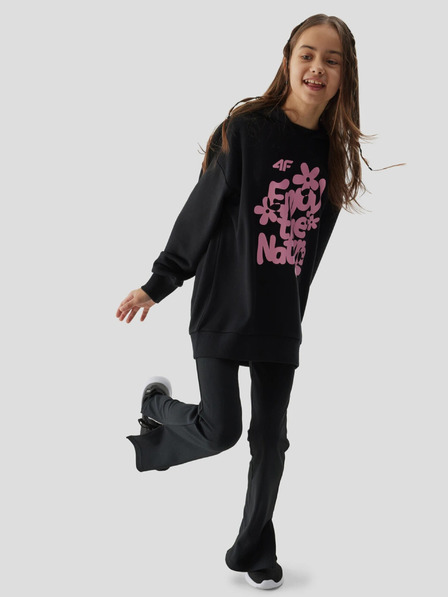 4F 4F Mädchen-Kapuzen-Sweatshirt mit Kapuze