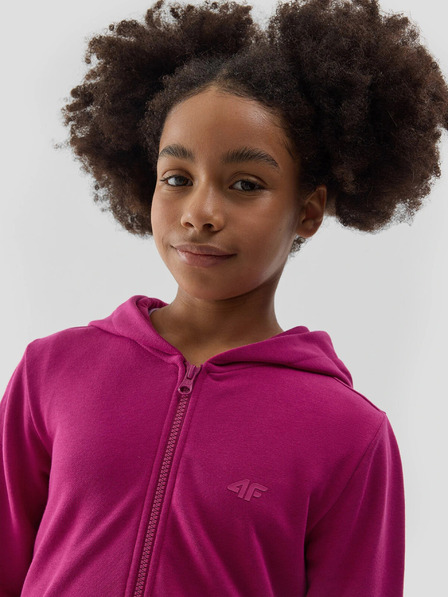 4F Mädchen-Kapuzen-Sweatjacke 4F