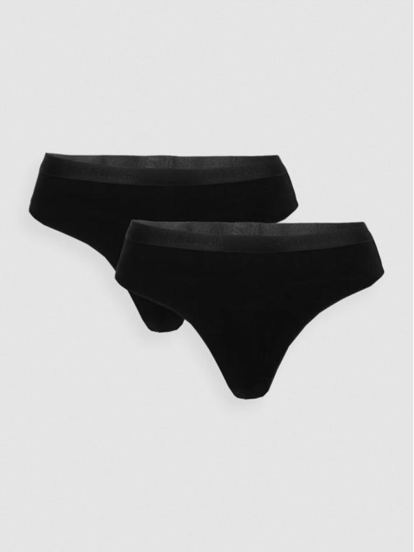 4F Damen-Tanga 2er-Pack 4F