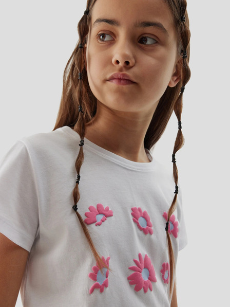 4F Mädchen-T-Shirt aus Bio-Baumwolle 4F