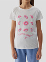 4F Mädchen-T-Shirt aus Bio-Baumwolle 4F